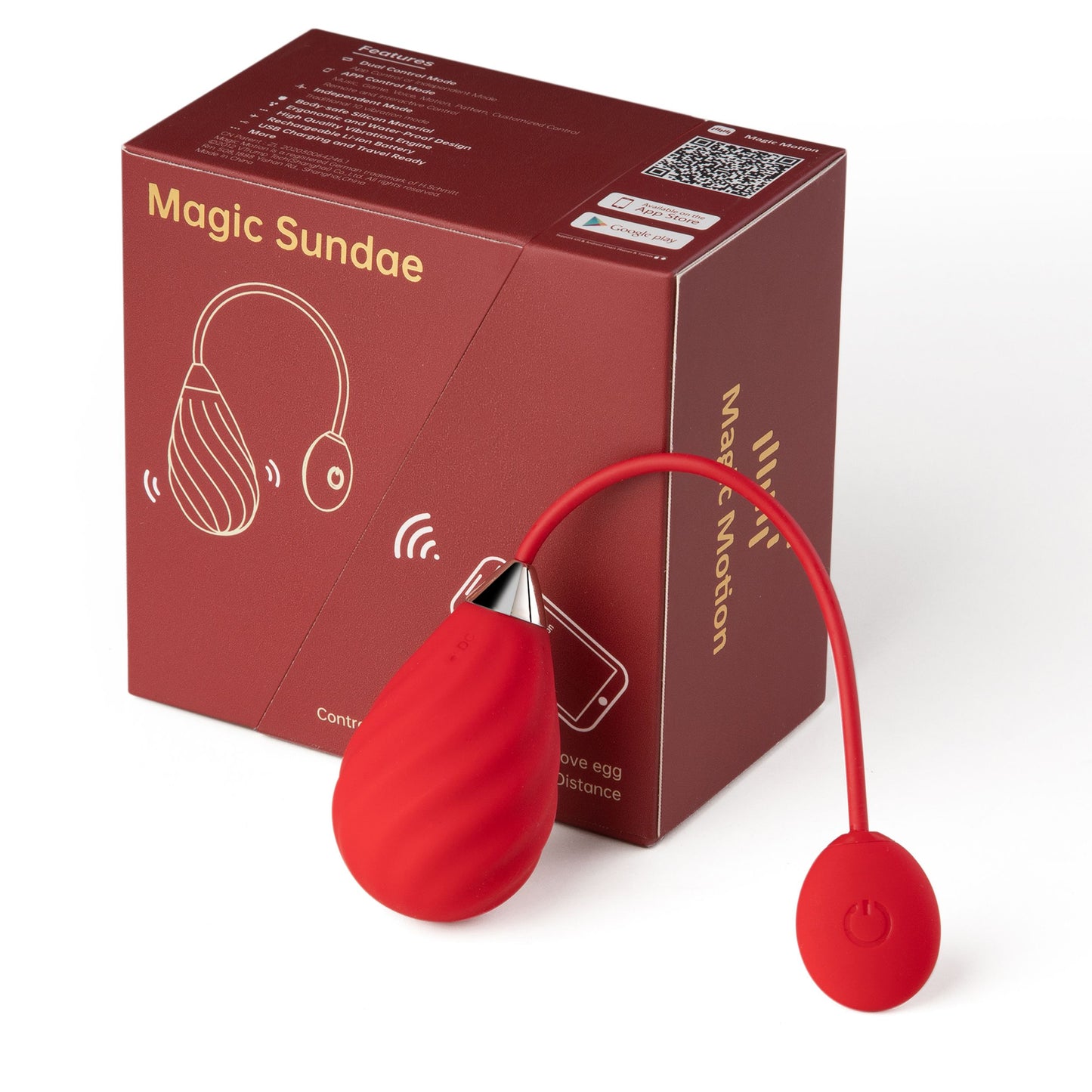 Magic Motion - Magic Sundae App-Controlled Vibrating Egg
