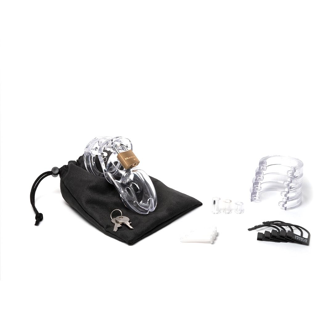 CB-3000 Chastity Cage - Transparent - 37 mm – Lace and Luna