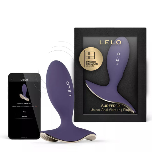 LELO - SURFER 2 Vibrating Anal Plug - Cyber Purple