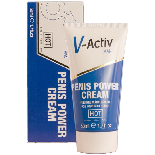 Hot - V - Activ Penis Power Cream For Men 50 ml - Cream